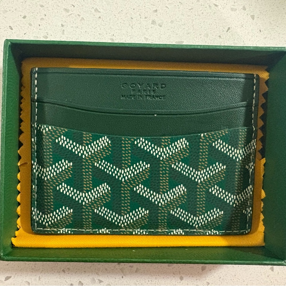 Goyard Green Card Holder